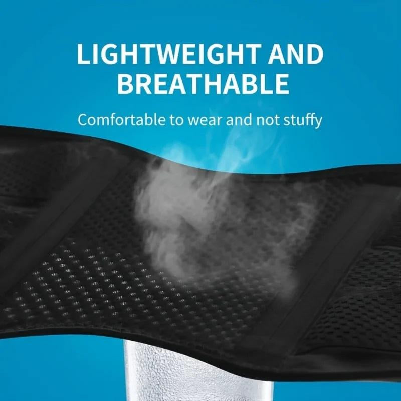 Plus Size Knee Compression Wrap Brace - Breathable Adjustable with Side Stabilizers for Men & Women - Comfortable & Flexible Leg Supporter